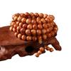 108 Buddha Beads Bracelet In Black Walnut, Red Sandalwood, Black Rosewood and Black Orchid Wood, Chinese Knot Style.