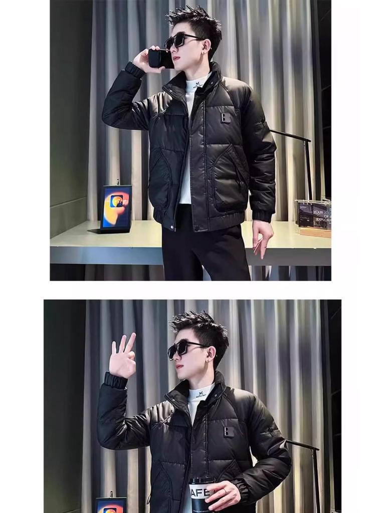 2025 Men's High-End Winter Trendy Cool Short Down Cotton Jacket
