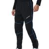 Mens Winter Cycling Pants Thermal Fleece Lined Outdoor Bike Riding Trousers With Reflective Stripes Black Green