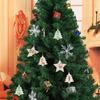 For Christmas Party Decorations 30Pcs Wooden Christmas Craft Shapes