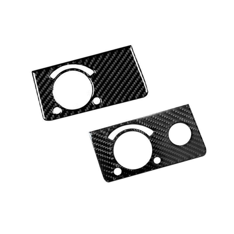 Car Soft Carbon Fiber Interior Accessories Headlight Switch Button Frame Trim Cover For Mercedes Benz E Class W211 2003-2009