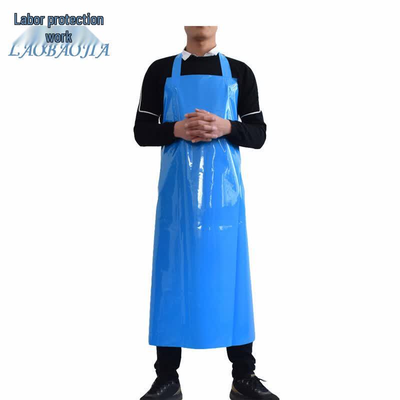 Laobaojia TPU Eco-Friendly Waterproof Sleeveless Apron 1 Pack синий