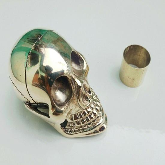 11cm Skull With Hard Cane Handle Gifts