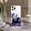 H-Hell P-Paradise Jigokuraku Custodia per Telefono Per iPhone 17pro, 16,15,14,13,12,11 X XR Plus, Altri Cover Morbida Nera