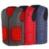 Men Autumn Outdoor USB 5 Places Infrared Heating Vest Jacket Winter Flexible Electric Thermal Clothing Waistcoat Fishing Hiking
