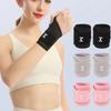 Adjustable Wrap Sports Wristband Black Hand Wrist Guard Universal Wrist Compression Strap  Workout