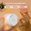 Nursery Night Light for Kids, Baby Night Light with Dimmable Warm Light, 5 Color Changing Light, USB Rechargeable Bedside Night Light Lamp for