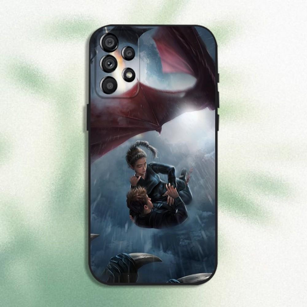 F-Fourth W-Wing Dragon Phone Case For Samsung Galaxy A20,A21s,A22,A31,A32,A52,A53,A72,73,A80 Soft Black Cover