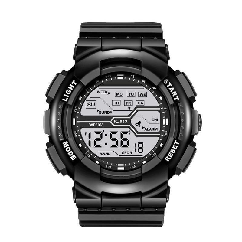 Outdoor multifunctional drop-resistant King Kong electronic men's and women's electronic watch, luminous sports, waterproof student electronic watch