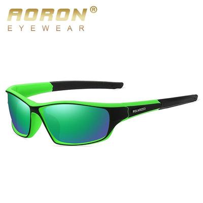 Occhiali da sole polarizzati con montatura colorata alla moda dal design di marca Occhiali da ciclismo da guida antiriflesso UV400 per esterni per regali da uomo
