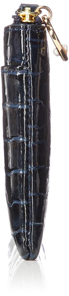 Lanvin en Bleu Enamel Wallet, Large Zipper Long Wallet, New Model, Magenta, Navy, 481685