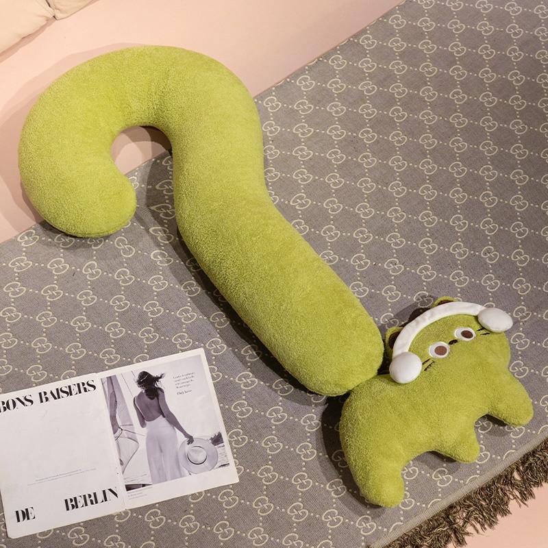 

Cat Mark Question Plush Toy Stuffed Animal Doll Cartoon Decoration Gift Kids