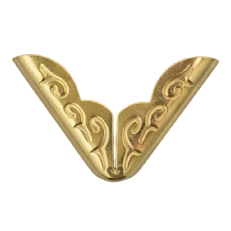 100Pcs Antique Collar Corner Reinforcement Iron Collar Corner Covers For Handmade Garment Embellishments Sewing Craft