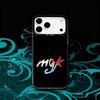 MGK L-Lost A-Americana Phone Case For iPhone 17,16,15,14,13,12,X,8,Pro,Max,Plus,SE4,Air,Mini HD Black IMD Matte