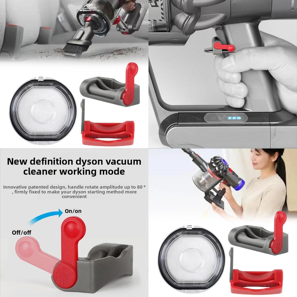 For Dyson V7 V8 Sv10 Sv11 Vacuum Cleaner Seal Cover With Button Home Cleaning