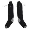 Heated Socks Black Washable Rechargeable Battery Operated Socks with 4 Heating Levels for Outdoor Skiing