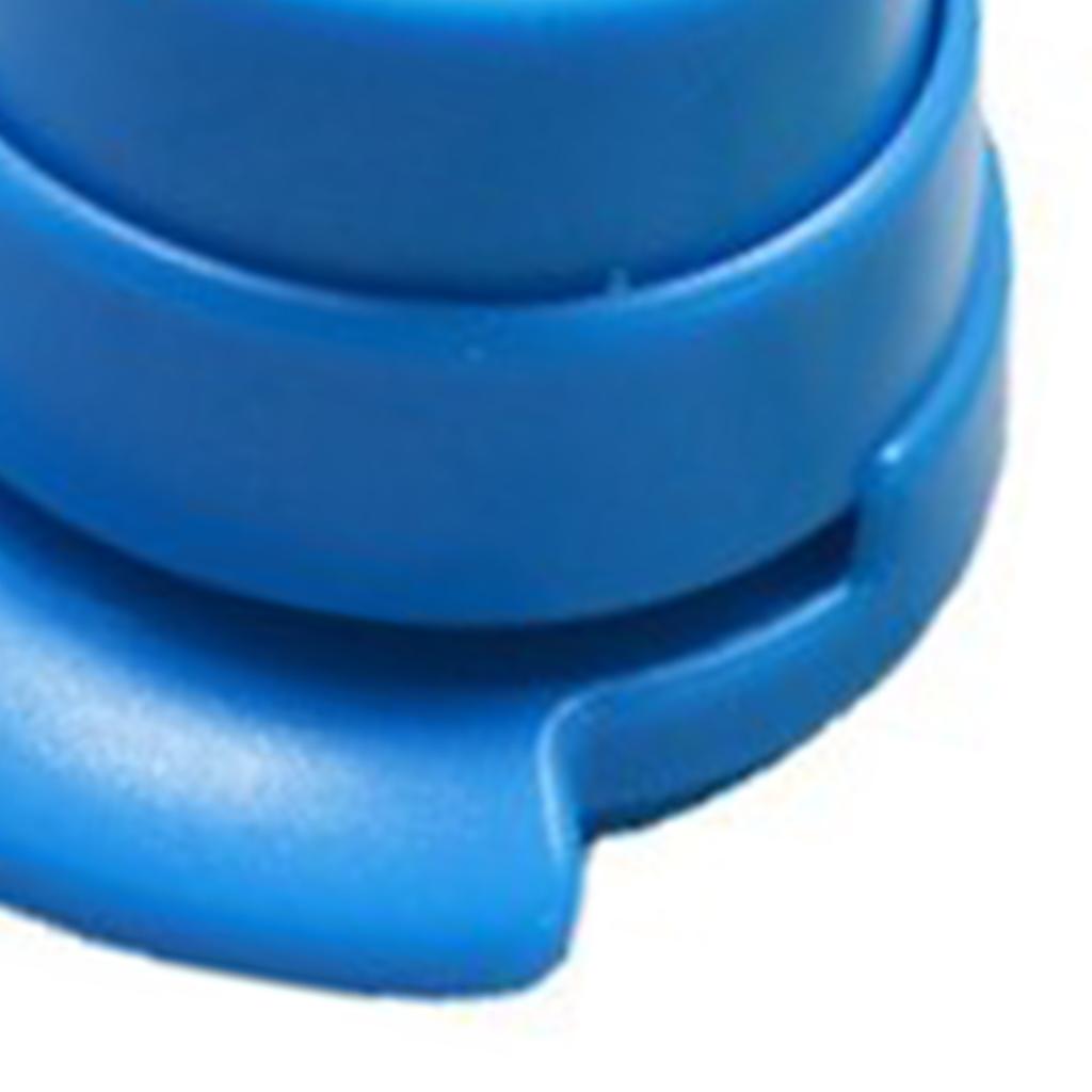 Stapleless Stapler Blue Round High Efficiency Smoothly Portable Needleless Hole Free Stapler for Office School