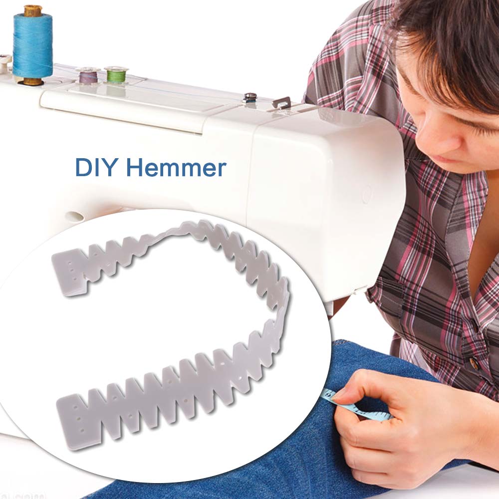 Flexible Bending Sewing Tool Portable Curve Scale Hemming Tool Sewing Artifact  Cloth Hemming