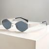 Trendy European-American Round Metal Sunglasses for Women - Street Style