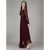 Damska designerska haftowana georgetowa kurta indyjska odzież imprezowa Anarkali kurti suknia VF-1900984a
