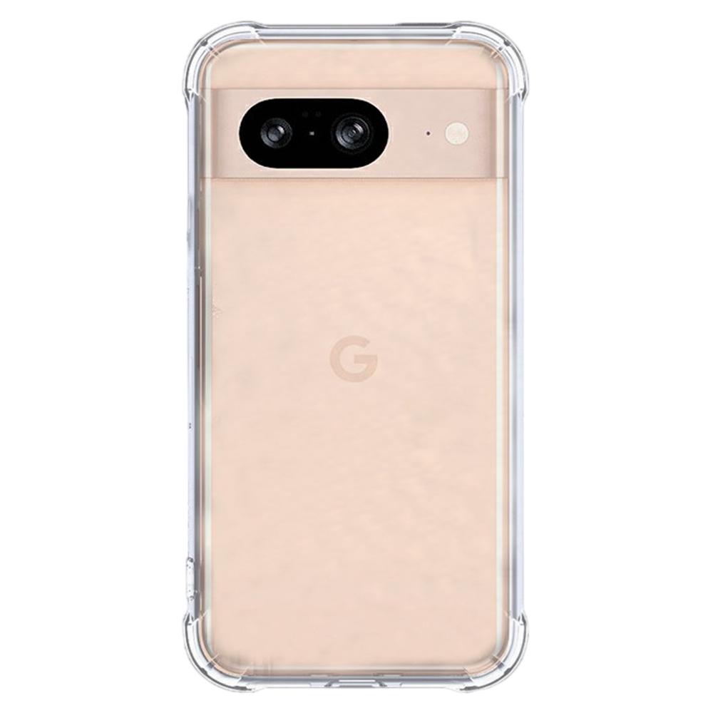 

SHANWO For Google Pixel 8 TPU Clear Case 1.5mm Shockproof Mobile Back Cover Type A