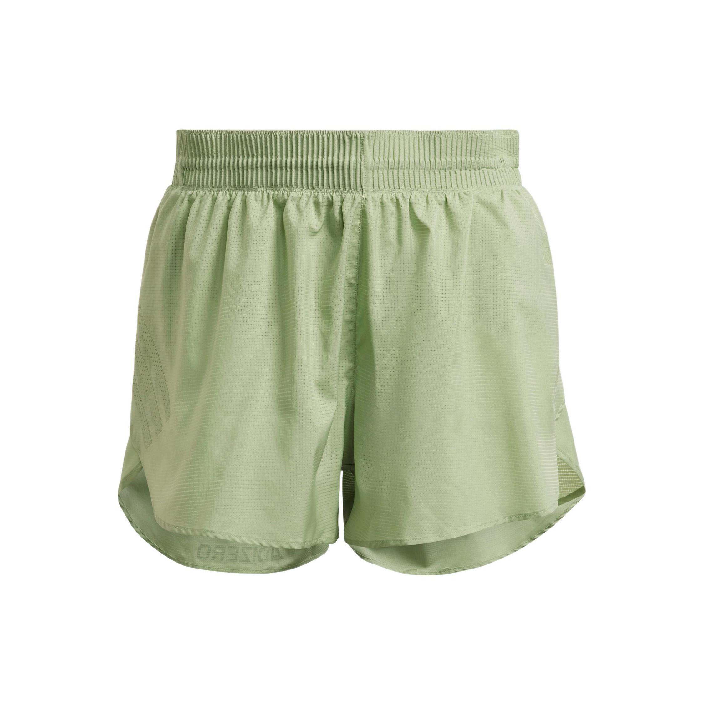 (WMNS) adidas Adizero Running Split Shorts Asia Sizing Green Women s HH7237 L