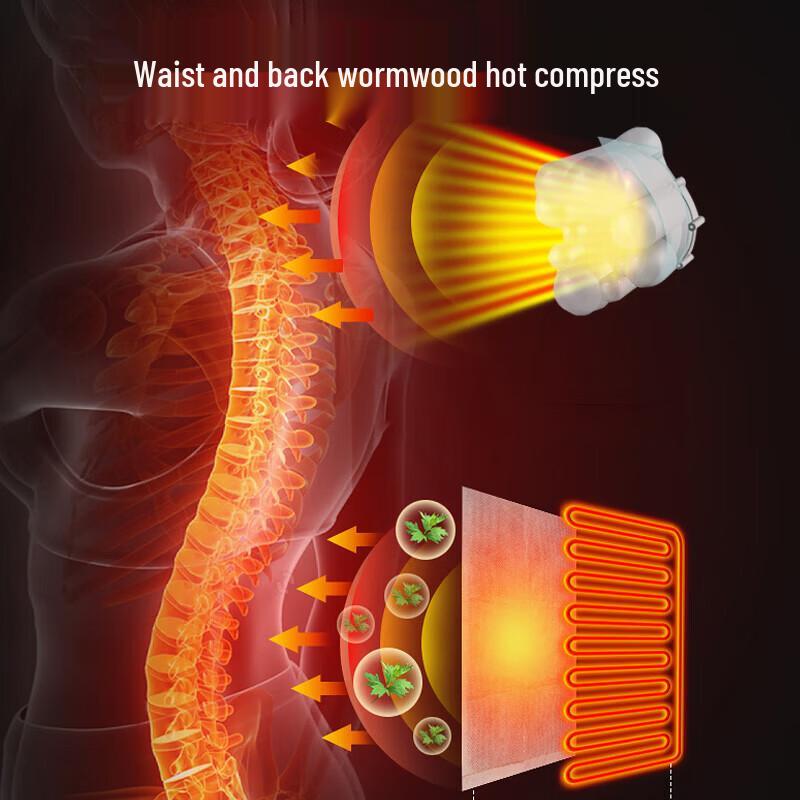 Jiashengda Multi-functional Neck & Back Massage Mat CN Plug (adapter Included)