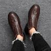 Fashion Brand Fashion Men's Ankle Boots Luxury British Style 2024 New Walking Shoes Quality Leather Senior Designer Business Mens Boots