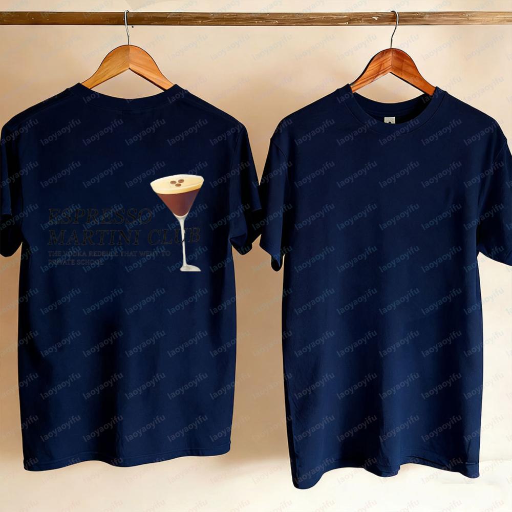 Espresso Martini Cocktail Club Tshirt Tini Time Shirt Martini Drink Lover Tshirt Cocktail and Social Club Shirt Graphic T Shirts