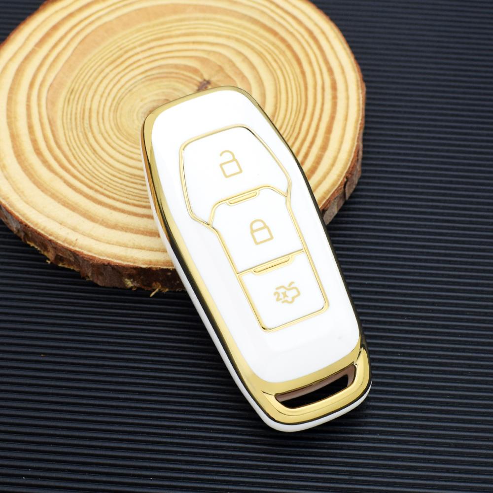 TPU Car Remote Key Fob Shell Cover Case for Ford F-150 Mondeo C S-Max Explorer Ranger 2015 2016 2017 2018 Car Styling
