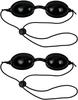 Goggles Blindfold 2 Pairs of Blackout Goggles Black