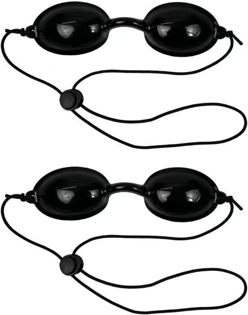 Goggles Blindfold 2 Pairs of Blackout Goggles Black