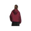 adidas Originale Aw24 Lny W Jacke Pa Warmer Sportlicher Baumwollmantel mit Kapuze Damenjacke Dunkelrot KA5313