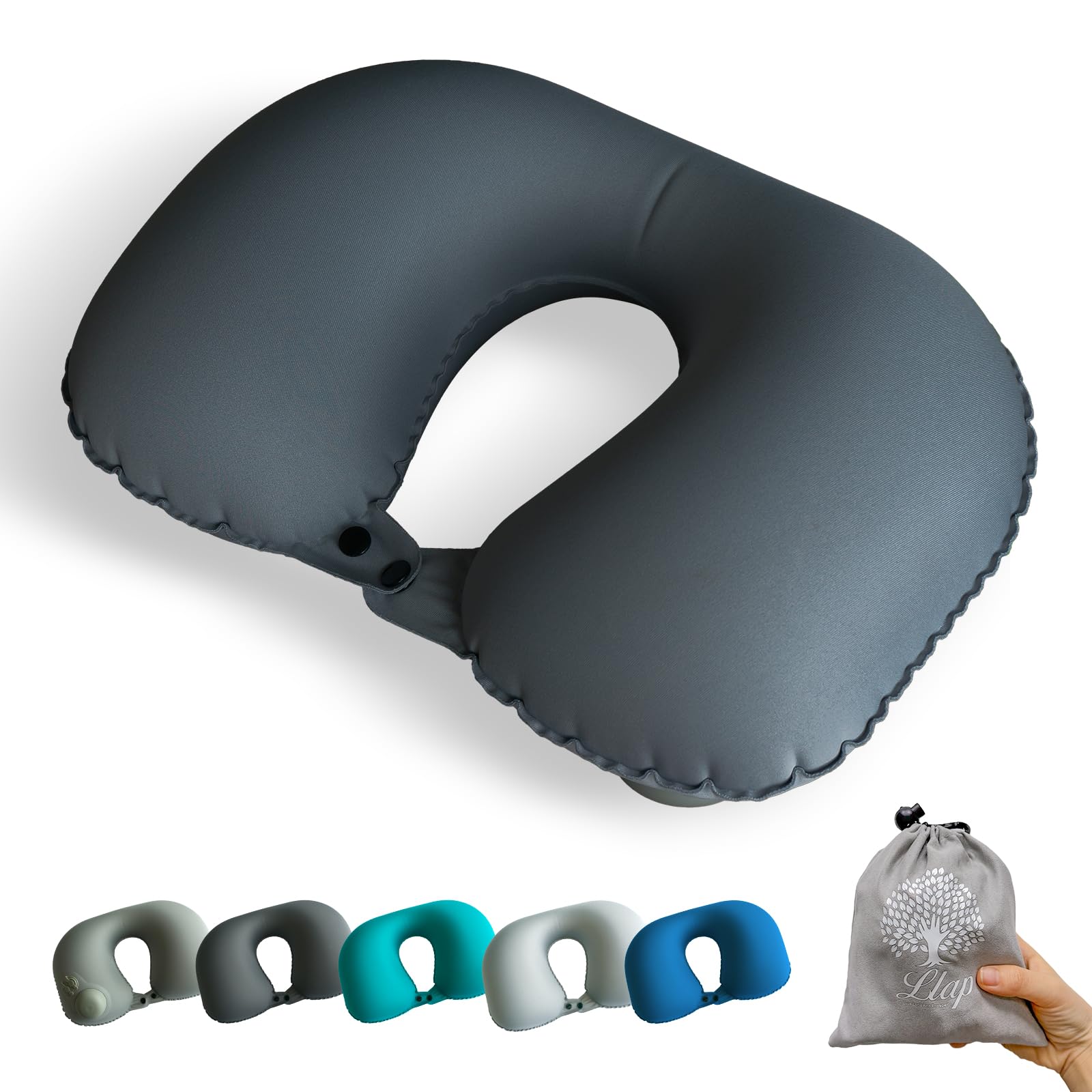 

LLAP Neck Portable Neck Air Neck Air Portable For Travel Storage Pouch Included Pillow, U-образная подушка, компактная, подушка, U-образная, подушка, подушка,