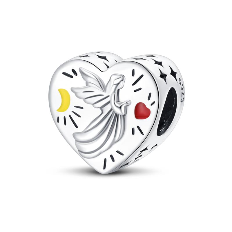 Copper Peace Dove Olive Branch Angel Love And Peace Best Wishes Charms Beads Fit Pan Original Bracelets Diy Fine Jewelry