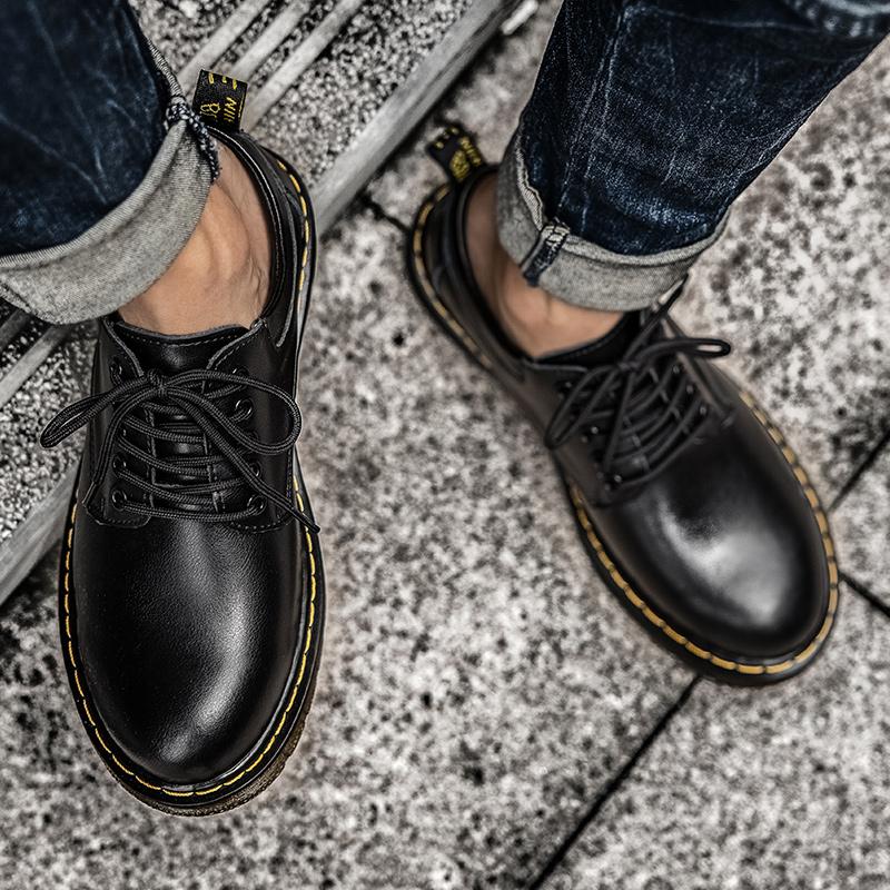 38-48Ανδρικά Παπούτσια από Γνήσιο Δέρμα Μεγάλο Μέγεθος Αδιάβροχα Υπαίθρια Παπούτσια Oxford Παπούτσια Derby Ανδρικά Μπρογκς Δερμάτινα Παπούτσια