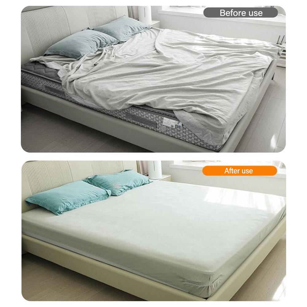 4Pcs Bed Corner Sheet Grippers Straps Heavy Duty Mattress Straps for All Sheet Sizes Non-Slip Sheet Holders Secure Bed Sheets