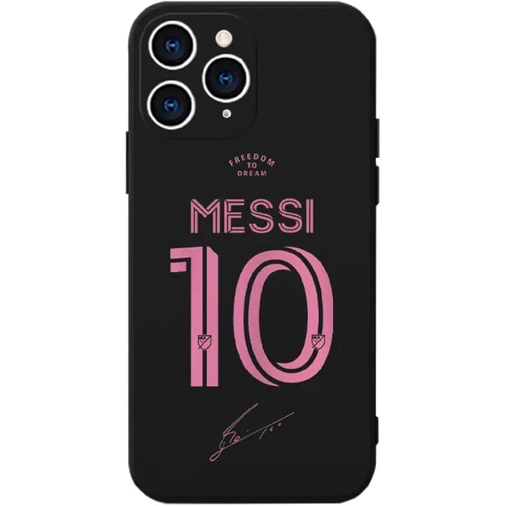Nikitea ZERMU for iPhone 15 Pro Max Case, Lione%l Mess%i Super Soccer Star Miam%i #10 Fashion Full Protection Soft Silicone TPU Shock Absorption