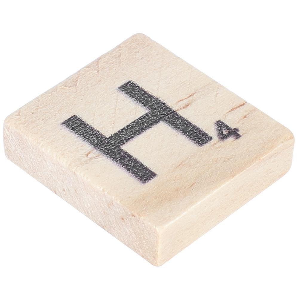 100PCS Wood Letter Tiles Wooden Alphabet Tiles A Z Capital Letters for Crafts, Pendants, Spell