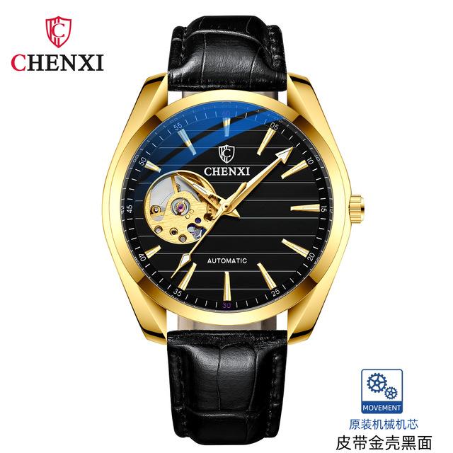 CHENXI 8806 2024 Top Brand Men Watch Luxury Automatic Mechanical Waterproof Relog Chenxi Dorado Business Wrist Watch