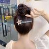 Pentagram Star Rhinestone Star Hair Comb Acrylic Extra Hair Holder  Lady