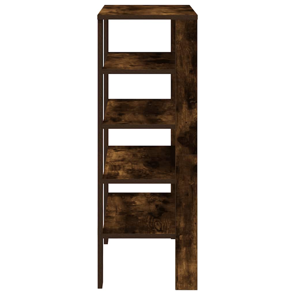 Shoe Rack Smoked Oak 61 x 32 x 87.5 cm Wood Based Panel