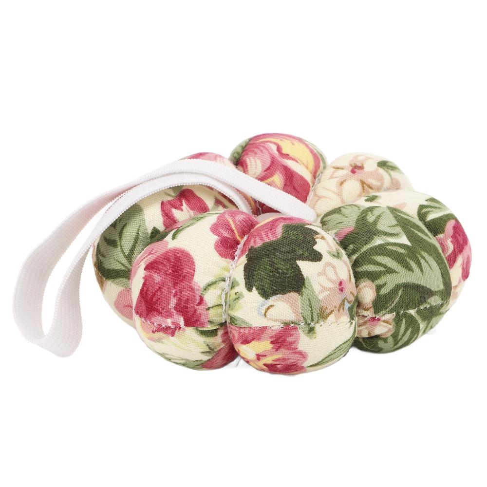 Elastic Wrist Strap Wrist Pin Cushion Pumpkin Design Pins Holder Wearable Pincushion  For Quilting