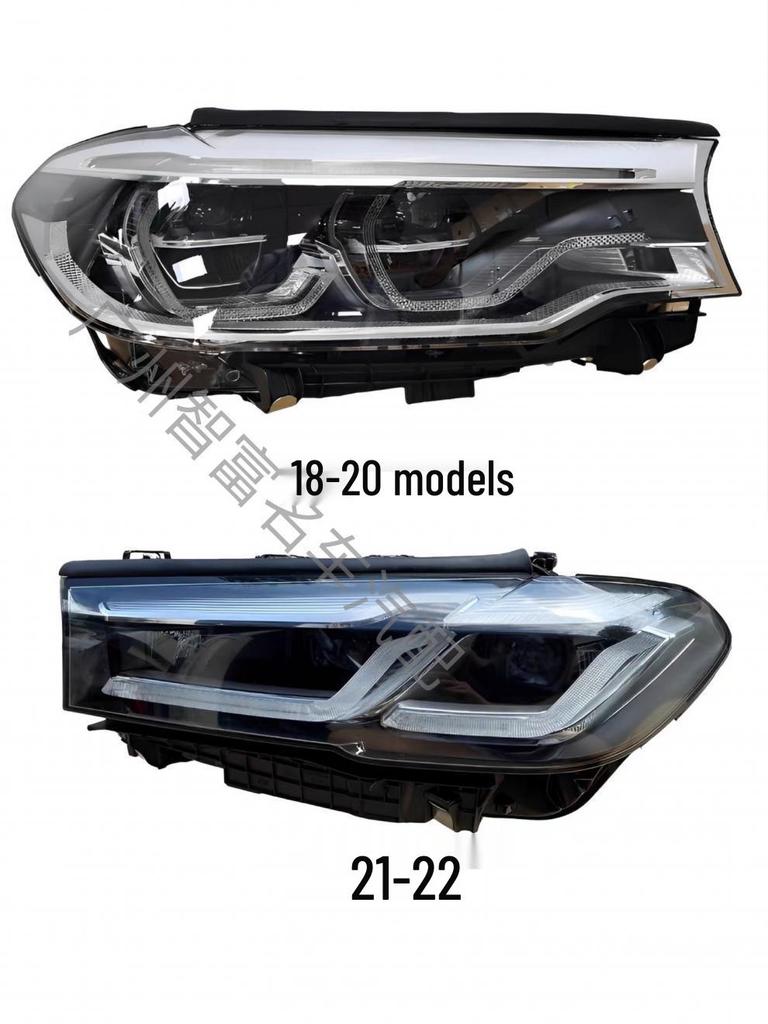 Compatible Headlight Semi-Assembly for 2011-2022 BMW 5 Series (F10/G30/F18), Front Lighting Lamp 530/525.