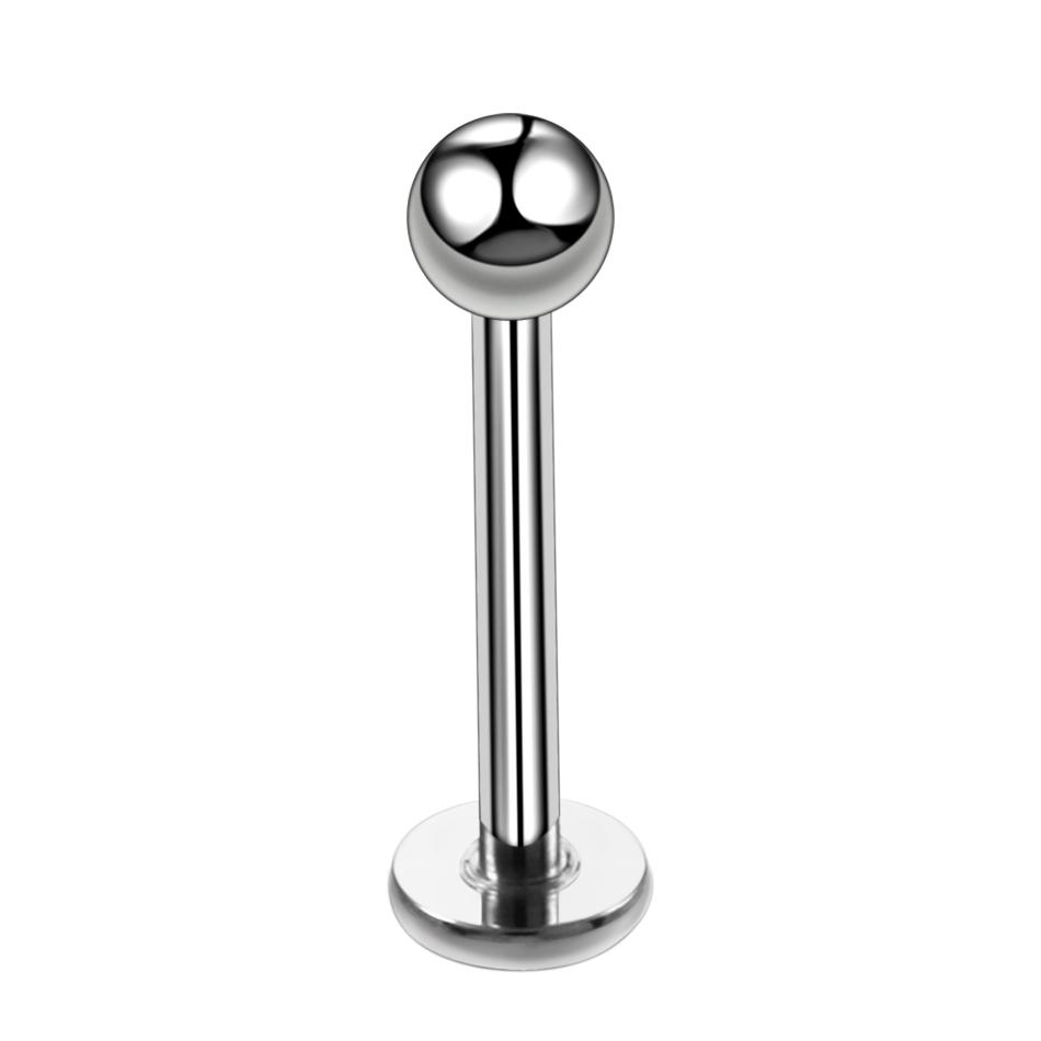 

1Pc G23 Titanium Labret Lip Ring Tragus Cartilage Earring 16G Helix Ring Ear Stud Bar Rings Ear Piercing Body Jewelry 1.2x4x3mm