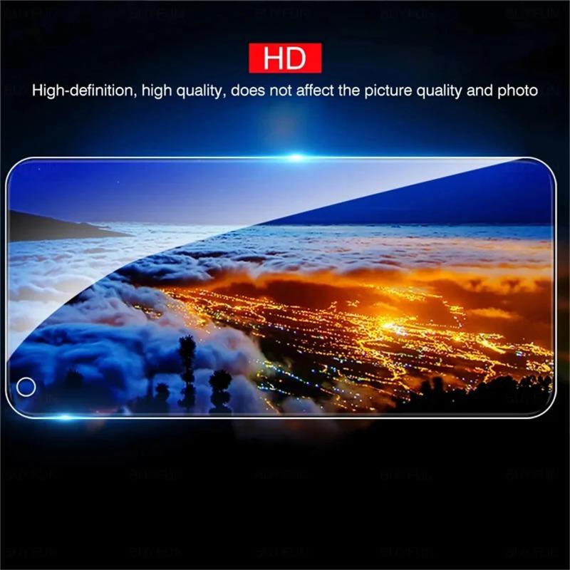 4Pcs HD Tempered Glass For Huawei P40 Lite Screen Protector Film