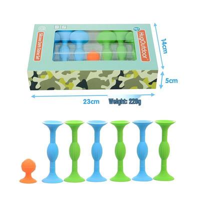 Versatile Silicone Suction Cup Soft Rubber Toy Darts: Creative Competitive Game