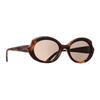 Loewe Logo-Embellished Irregular Frame Sunglasses Women sunglasses Tortoiseshell LW40147I54