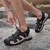 Large size casual beach leather sandals summer outdoor breathable and comfortable outdoor creek walking shoes