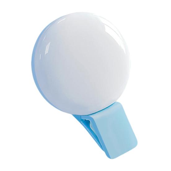 LED-Aufhelllicht mit Clip, wiederaufladbar, einstellbare Helligkeit, für Telefon, Tablet, Laptop, Selfie, Videokonferenz, Live-Streaming, Fotografie, Aufhelllampe